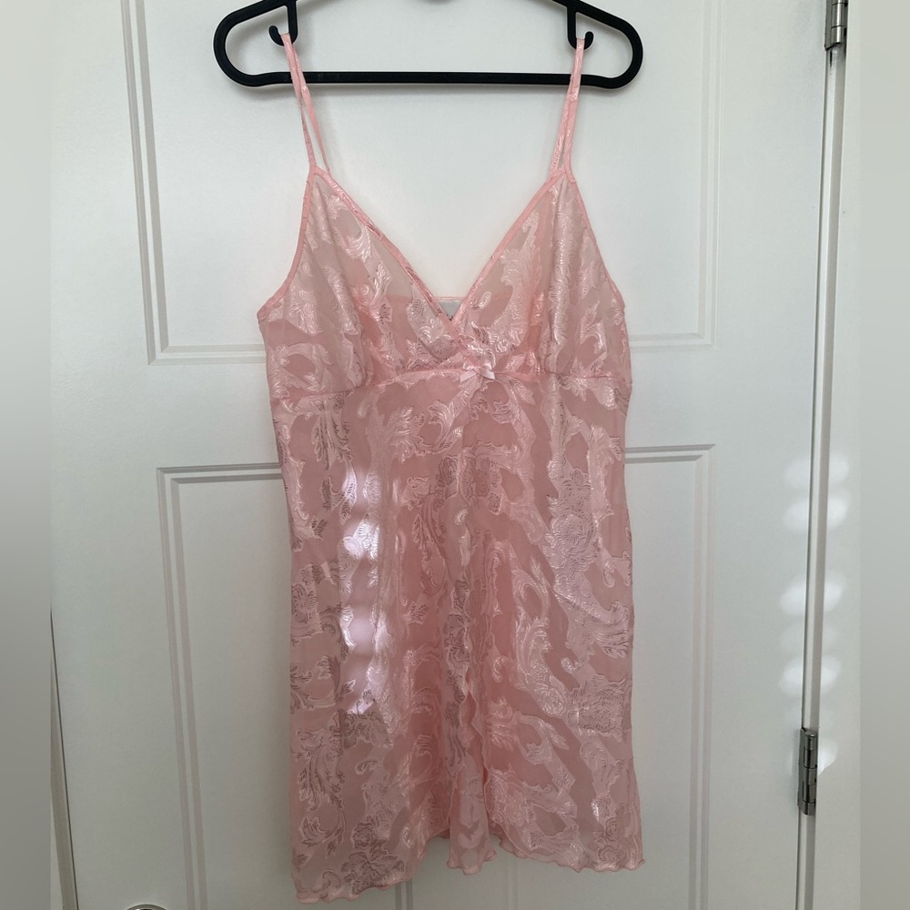 Gloria Vanderbilt Vintage Pink Lace Tank